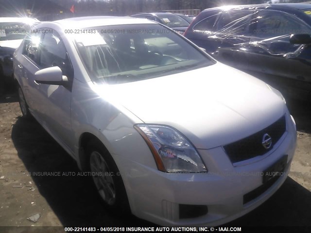 3N1AB6APXAL722483 - 2010 NISSAN SENTRA 2.0/2.0S/SR/2.0SL WHITE photo 1