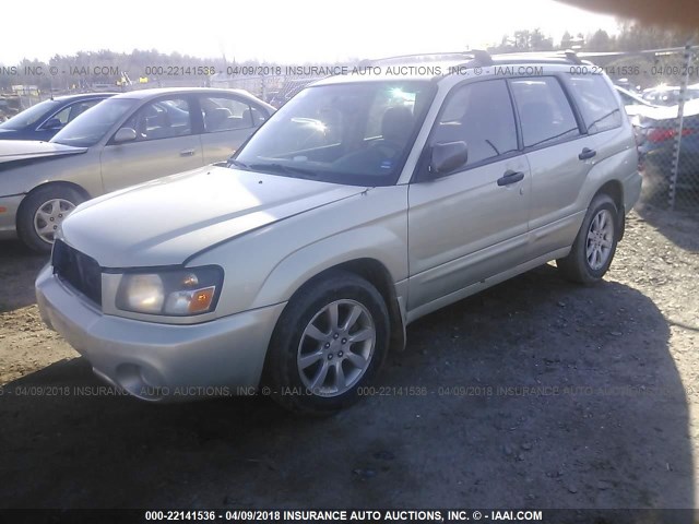 JF1SG65655H700518 - 2005 SUBARU FORESTER 2.5XS ნაცრისფერი ფოტო 2