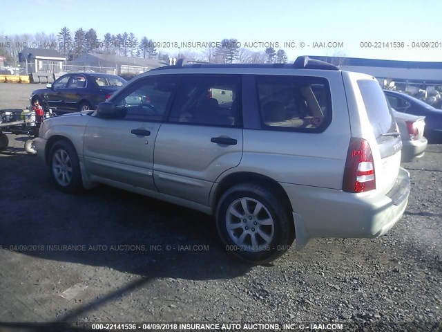 JF1SG65655H700518 - 2005 SUBARU FORESTER 2.5XS ნაცრისფერი ფოტო 3