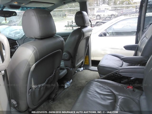 5TDZA23C24S021263 - 2004 TOYOTA SIENNA CE/LE GRAY photo 8