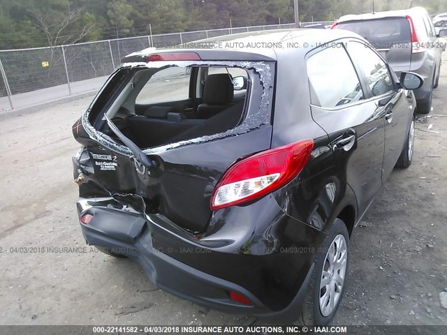 JM1DE1KY7C0132432 - 2012 MAZDA MAZDA2 BLACK photo 6