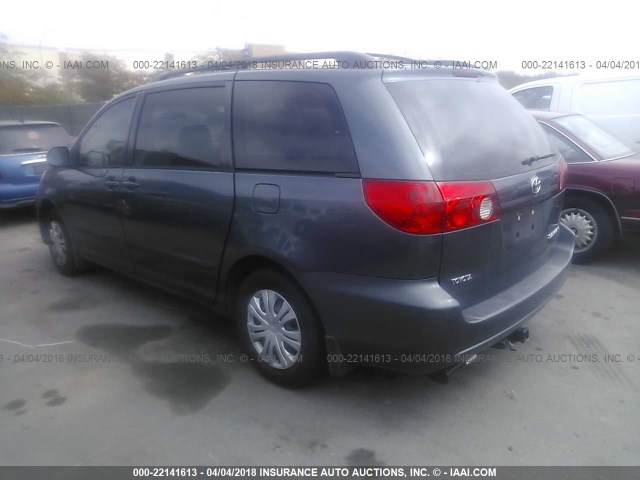 5TDZA23C86S517252 - 2006 TOYOTA SIENNA CE/LE BLUE photo 3