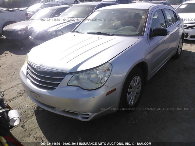 1C3CC4FB0AN170839 - 2010 CHRYSLER SEBRING TOURING SILVER photo 2