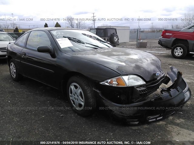 1G1JS124527271451 - 2002 CHEVROLET CAVALIER LS BLACK photo 1