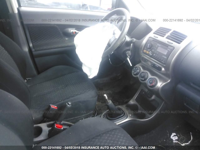 JTKKU4B48C1019438 - 2012 TOYOTA SCION XD WHITE photo 5