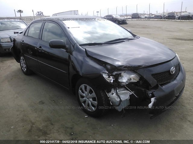 JTDBU4EE3A9110191 - 2010 TOYOTA COROLLA S/LE/XLE BLACK photo 1