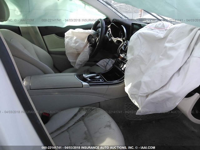 55SWF4KB8FU005938 - 2015 MERCEDES-BENZ C 300 4MATIC WHITE photo 5