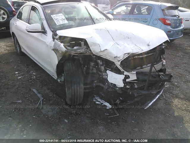 55SWF4KB8FU005938 - 2015 MERCEDES-BENZ C 300 4MATIC WHITE photo 6