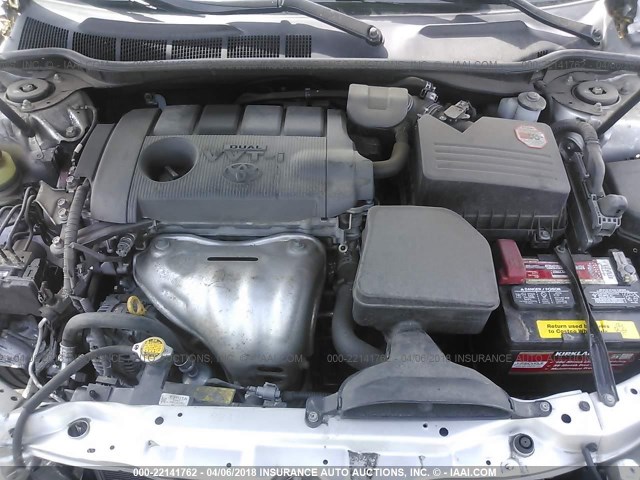 4T4BF3EK5BR154381 - 2011 TOYOTA CAMRY SE/LE/XLE Күміс фото 10