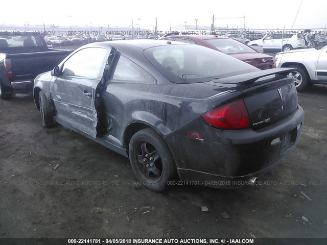 1G2AL15F277268410 - 2007 PONTIAC G5 BLACK photo 3