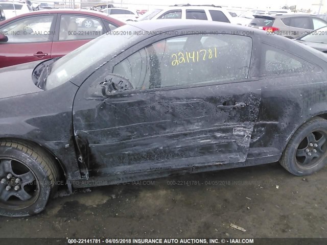 1G2AL15F277268410 - 2007 PONTIAC G5 BLACK photo 6