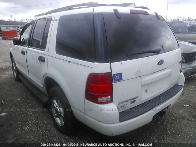 1FMZU73K34UA00151 - 2004 FORD EXPLORER XLT/XLT SPORT/NBX WHITE photo 3