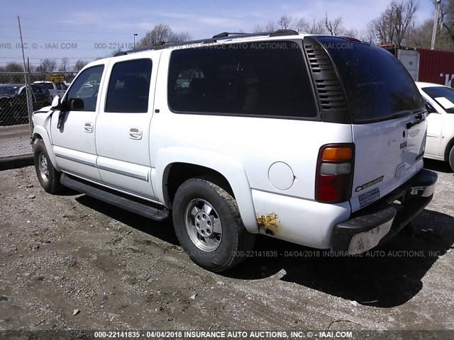 1GNFK16Z32J193507 - 2002 CHEVROLET SUBURBAN K1500 WHITE photo 3