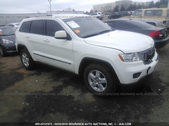 1J4RS4GG3BC535010 - 2011 JEEP GRAND CHEROKEE LAREDO WHITE photo 1