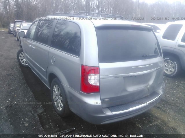 2C4RC1BG7ER294640 - 2014 CHRYSLER TOWN & COUNTRY TOURING SILVER photo 3