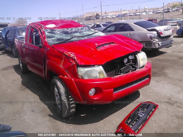5TEUU42N66Z165971 - 2006 TOYOTA TACOMA ACCESS CAB Қызыл фото 1