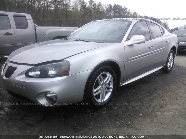 2G2WR584861309804 - 2006 PONTIAC GRAND PRIX GT SILVER photo 2