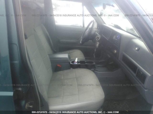 1J4FJ68S7TL325614 - 1996 JEEP CHEROKEE SPORT/CLASSIC მწვანე ფოტო 5