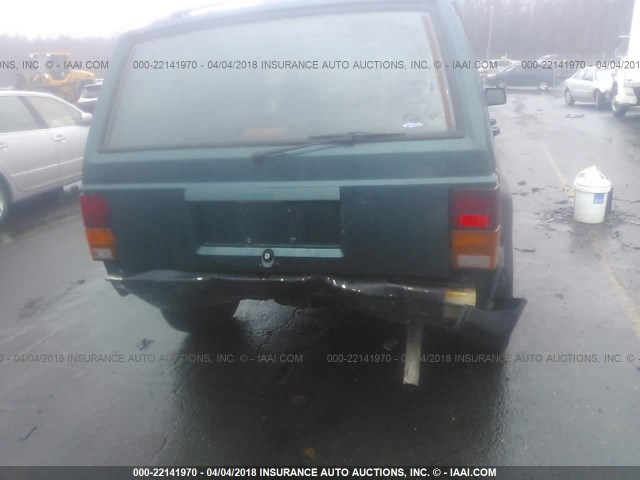 1J4FJ68S7TL325614 - 1996 JEEP CHEROKEE SPORT/CLASSIC მწვანე ფოტო 6