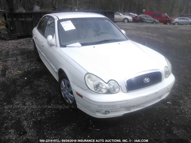 KMHWF25S05A120442 - 2005 HYUNDAI SONATA GL WHITE photo 1