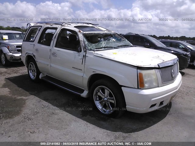 1GYEC63T12R186758 - 2002 CADILLAC ESCALADE LUXURY კრემისფერი ფოტო 1