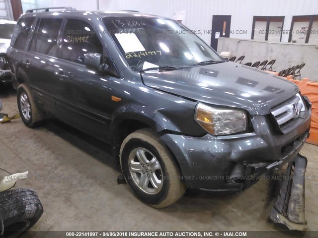 5FNYF18268B054185 - 2008 HONDA PILOT VP GRAY photo 1