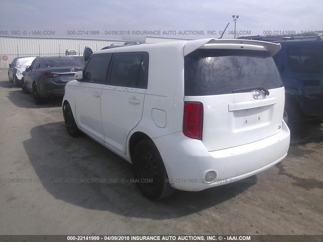 JTLKE50E981043345 - 2008 TOYOTA SCION XB თეთრი ფოტო 3