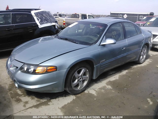 1G2HZ541034176122 - 2003 PONTIAC BONNEVILLE SSEI BLUE photo 2