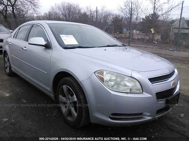 1G1ZC5EU0CF158212 - 2012 CHEVROLET MALIBU 1LT SILVER photo 1