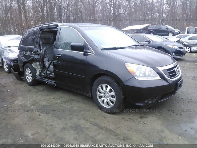 5FNRL3H60AB068021 - 2010 HONDA ODYSSEY EXL შავი ფოტო 1