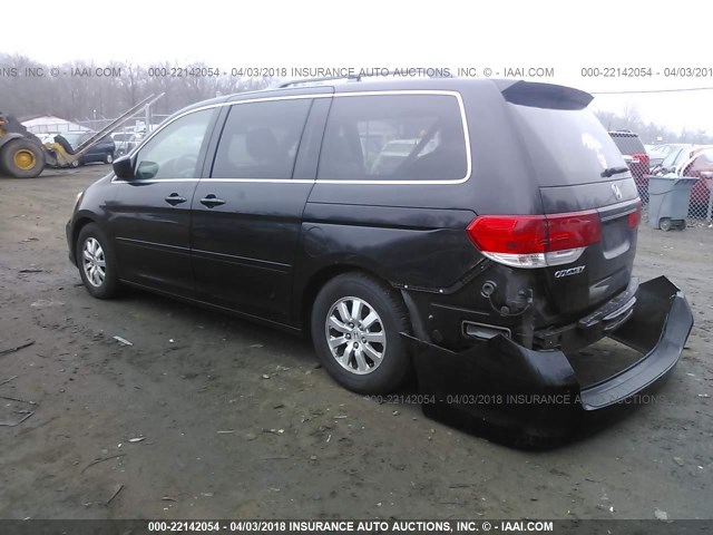 5FNRL3H60AB068021 - 2010 HONDA ODYSSEY EXL BLACK photo 3