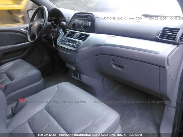 5FNRL3H60AB068021 - 2010 HONDA ODYSSEY EXL შავი ფოტო 5