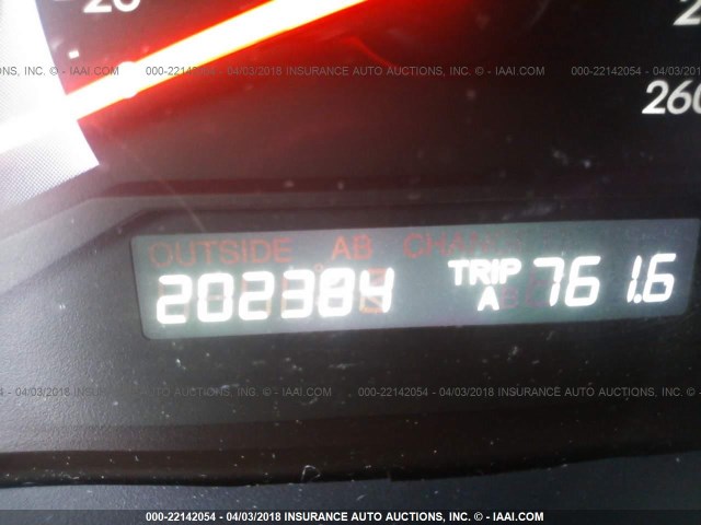 5FNRL3H60AB068021 - 2010 HONDA ODYSSEY EXL შავი ფოტო 7