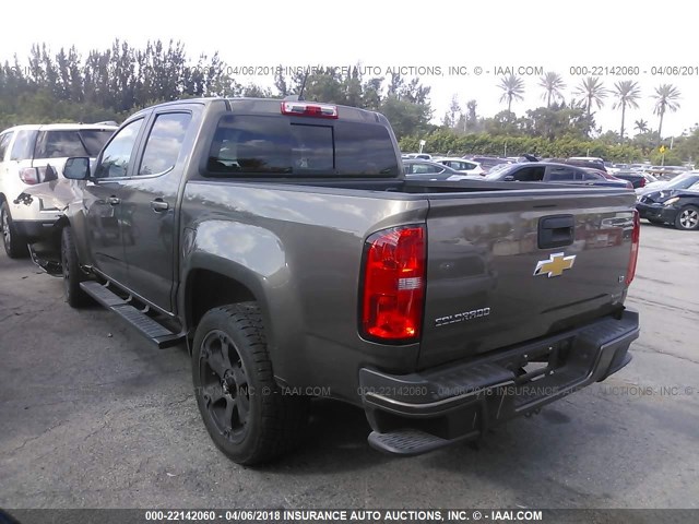 1GCGSCEA1G1286523 - 2016 CHEVROLET COLORADO LT BROWN photo 3