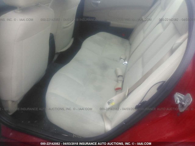 2G2WP552061279237 - 2006 PONTIAC GRAND PRIX RED photo 8