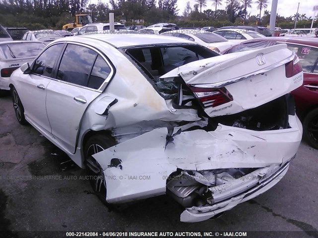 1HGCR2F51HA235404 - 2017 HONDA ACCORD SPORT WHITE photo 6