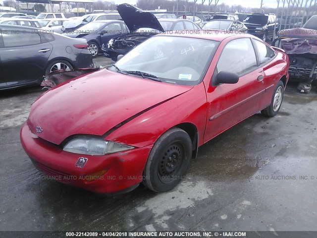 3G1JC1248WS846162 - 1998 CHEVROLET CAVALIER RS RED photo 2