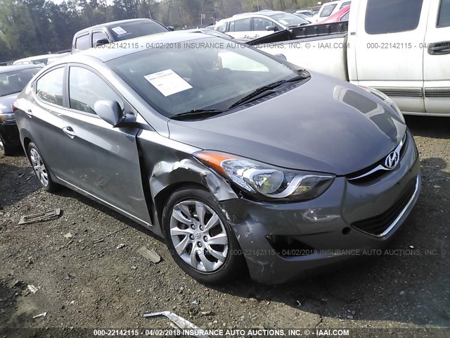 5NPDH4AE2DH177198 - 2013 HYUNDAI ELANTRA GLS/LIMITED GRAY photo 1