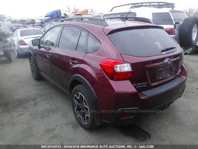 JF2GPAVC1D2827519 - 2013 SUBARU XV CROSSTREK 2.0 PREMIUM RED photo 3