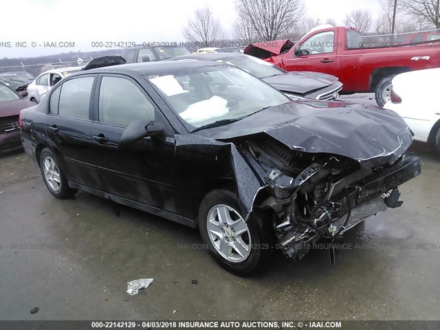 1G1ZT54805F148416 - 2005 CHEVROLET MALIBU LS 黑色 照片 1