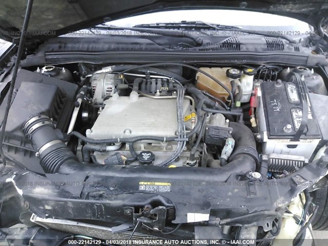 1G1ZT54805F148416 - 2005 CHEVROLET MALIBU LS 黑色 照片 10