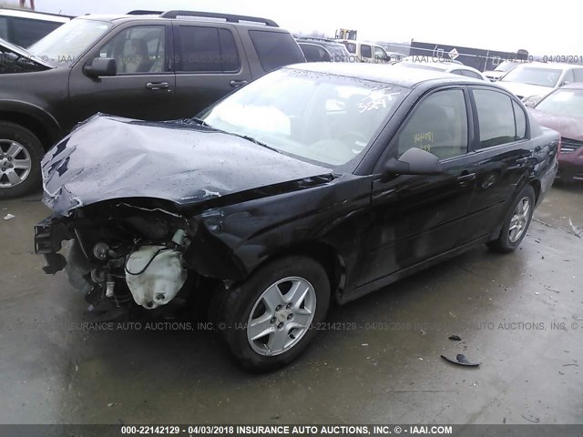 1G1ZT54805F148416 - 2005 CHEVROLET MALIBU LS 黑色 照片 2