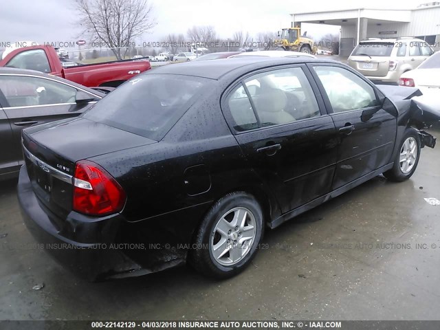 1G1ZT54805F148416 - 2005 CHEVROLET MALIBU LS 黑色 照片 4