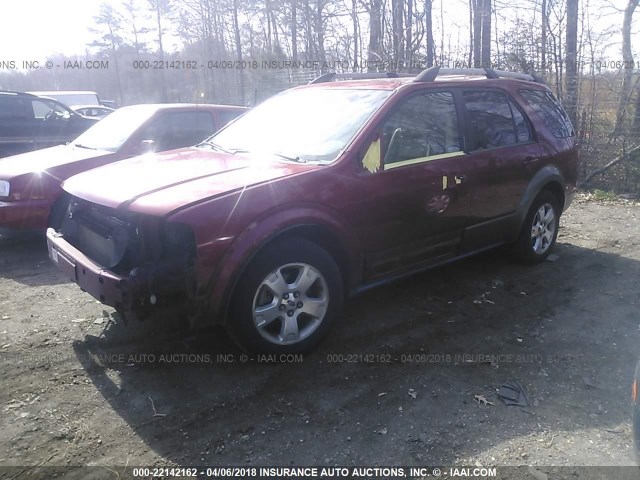 1FMZK02166GA39369 - 2006 FORD FREESTYLE SEL RED photo 2