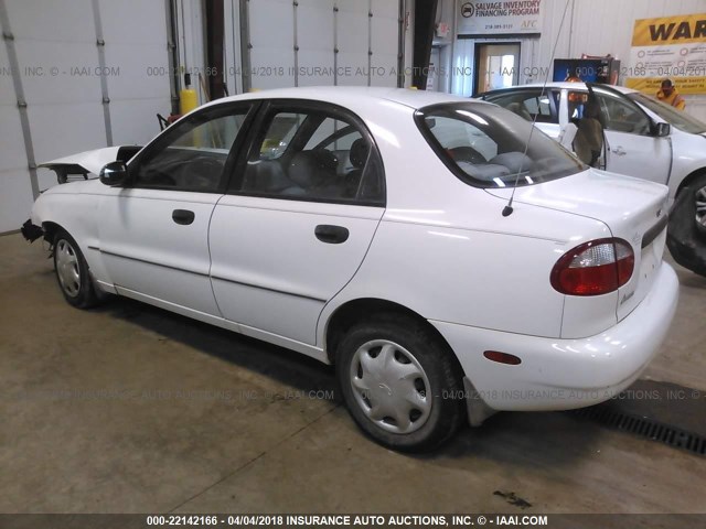 KLATA526XXB429466 - 1999 DAEWOO LANOS S თეთრი ფოტო 3