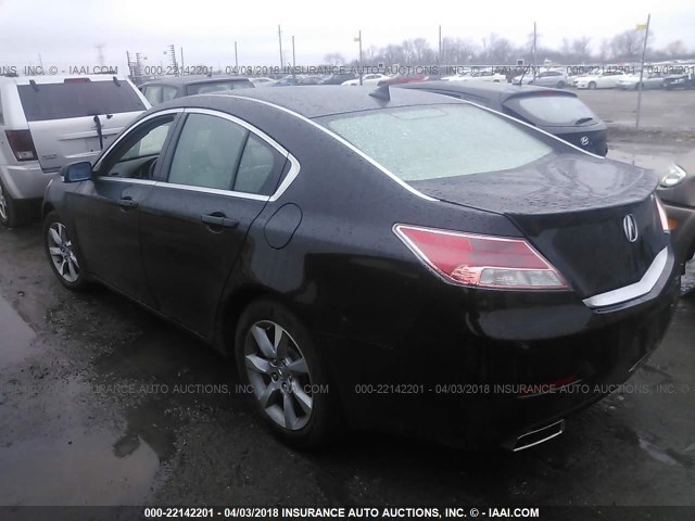 19UUA8F5XDA004946 - 2013 ACURA TL TECH BLACK photo 3