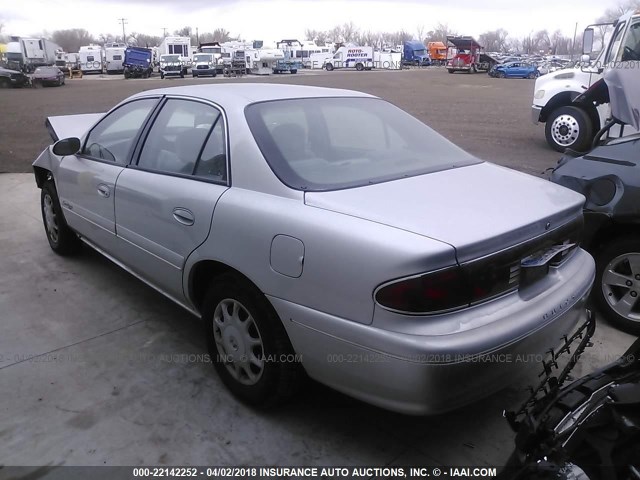 2G4WS52JX21211362 - 2002 BUICK CENTURY CUSTOM SILVER photo 3