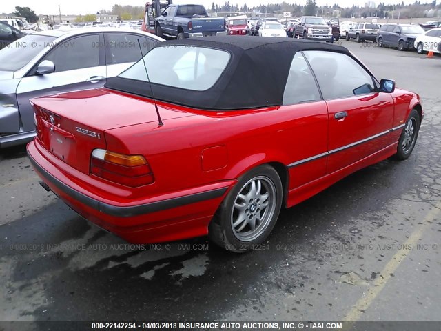 WBABJ8331XEM26512 - 1999 BMW 323 IC AUTOMATIC RED photo 4