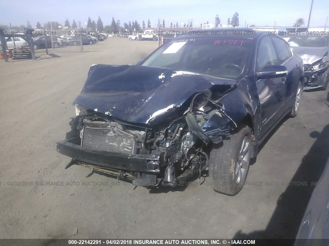 1N4CL21E88C124351 - 2008 NISSAN ALTIMA HYBRID Navy photo 2