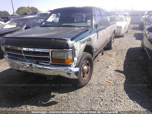 1B7GL23X5RS560978 - 1994 DODGE DAKOTA GREEN photo 2